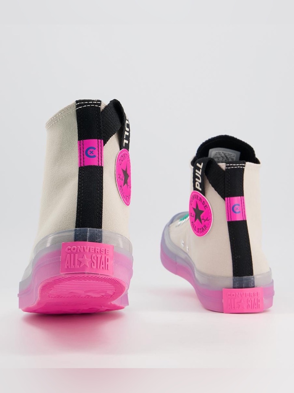 Converse CTAS CX Hi String Hyper Pink Black Men's 10 Women's 12